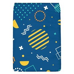 Flat-design-geometric-shapes-background Removable Flap Cover (l) by Simbadda