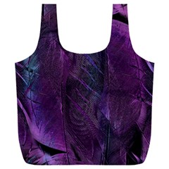 Feather Pattern Texture Form Full Print Recycle Bag (xxxl) by Grandong