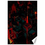 A Dark City Vector Canvas 20  x 30  19.62 x28.9  Canvas - 1