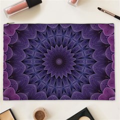 Shape Geometric Symmetrical Symmetry Wallpaper Cosmetic Bag (xxl) by Bangk1t