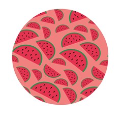 Watermelon Red Food Fruit Healthy Summer Fresh Mini Round Pill Box (pack Of 3) by pakminggu