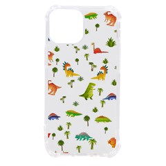 Vector Baby Dino Seamless Pattern Iphone 13 Mini Tpu Uv Print Case by Grandong