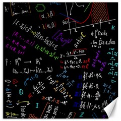 Mathematics  Physics Maths Math Pattern Canvas 16  X 16  by Grandong