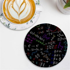 Mathematics  Physics Maths Math Pattern Uv Print Round Tile Coaster by Grandong