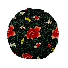 Background Vintage Japanese Design Standard 15  Premium Round Cushions by Grandong