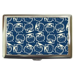 Cute Seamless Owl Background Pattern Cigarette Money Case by Grandong