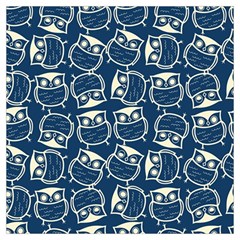 Cute Seamless Owl Background Pattern Lightweight Scarf  by Grandong