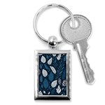 Pattern Flower Texture Key Chain (Rectangle) Front