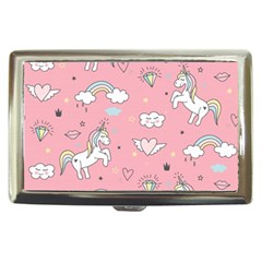 Cute-unicorn-seamless-pattern Cigarette Money Case by pakminggu