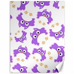 Purple-owl-pattern-background Canvas 36  x 48  35.26 x46.15  Canvas - 1