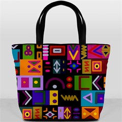 Abstract A Colorful Modern Illustration--- Bucket Bag by Bedest