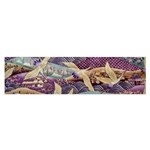 Textile-fabric-cloth-pattern Oblong Satin Scarf (16  x 60 ) Front