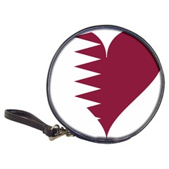 Heart-love-flag-qatar Classic 20-cd Wallets by Bedest