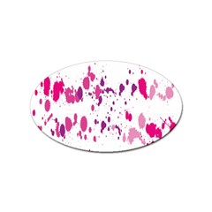 Blot-01  Sticker (oval) by nateshop