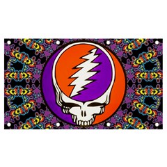 Gratefuldead Grateful Dead Pattern Banner And Sign 7  X 4  by Cowasu