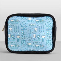 Dentist Blue Seamless Pattern Mini Toiletries Bag (one Side) by Bedest