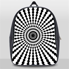 Starburst-sunburst-hypnotic School Bag (xl) by Bedest