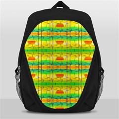 Birds-beach-sun-abstract-pattern Backpack Bag by Bedest