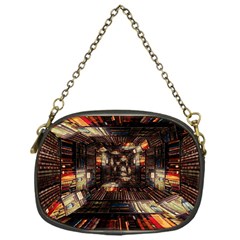 Library-tunnel-books-stacks Chain Purse (one Side) by Bedest