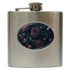 Rose Flower Plant Hip Flask (6 Oz) by pakminggu