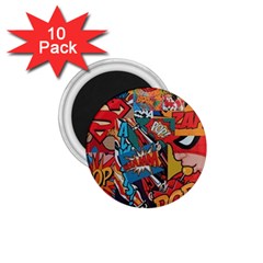 Comic Cartoon Pattern 1 75  Magnets (10 Pack)  by pakminggu