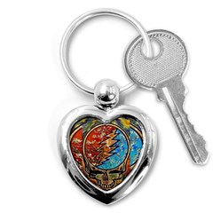 Grateful Dead Rock Band Key Chain (heart) by Cowasu