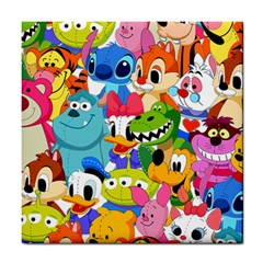 Illustration Cartoon Character Animal Cute Tile Coaster by Cowasu