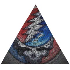 Grateful Dead Logo Wooden Puzzle Triangle by Cowasu