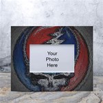 Grateful Dead Logo White Tabletop Photo Frame 4 x6  Front