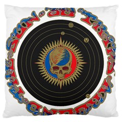 The Grateful Dead Large Premium Plush Fleece Cushion Case (two Sides) by Cowasu