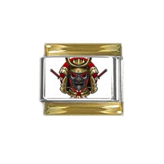 Samurai Katana Warrior Gold Trim Italian Charm (9mm) by Cowasu