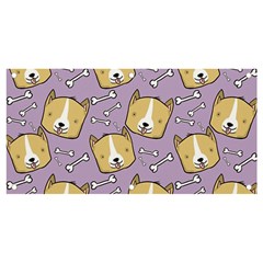 Corgi Pattern Banner And Sign 4  X 2  by Cowasu