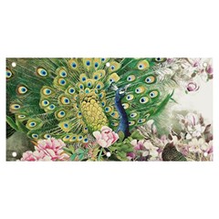 Peafowl Peacock Feather-beautiful Banner And Sign 6  X 3  by Cowasu