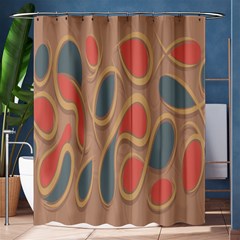 Background-abstract-non-seamless Shower Curtain 60  X 72  (medium)  by Cowasu