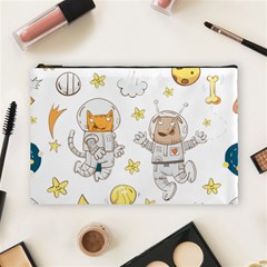 Astronaut-dog-cat-clip-art-kitten Cosmetic Bag (large) by Sarkoni