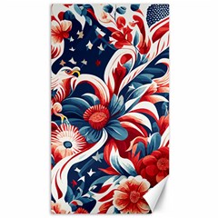 America Pattern Canvas 40  X 72  by Valentinaart