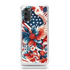 America Pattern Samsung Galaxy S20 6 2 Inch Tpu Uv Case by Valentinaart