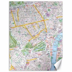 London City Map Canvas 18  X 24  by Bedest