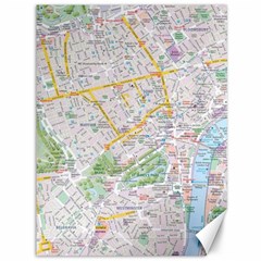 London City Map Canvas 36  X 48  by Bedest