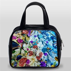 Fish The Ocean World Underwater Fishes Tropical Classic Handbag (two Sides) by Ndabl3x