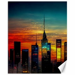 New York City Skyline Usa Canvas 16  X 20  by Ndabl3x