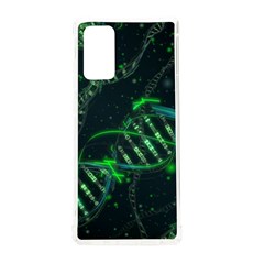 Green And Black Abstract Digital Art Samsung Galaxy Note 20 Tpu Uv Case by Bedest