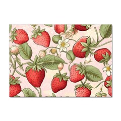 Strawberry Fruit Sticker A4 (10 Pack) by Bedest