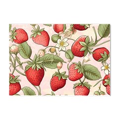 Strawberry Fruit Crystal Sticker (a4) by Bedest