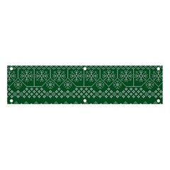 Christmas Knit Digital Banner And Sign 4  X 1  by Mariart