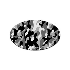 Dark Camouflage, Military Camouflage, Dark Backgrounds Sticker (oval) by nateshop