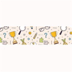 Quiz Backgrounds Ans Seamless Large Bar Mat by Grandong