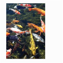 Koi Pond 3d Fish Large Garden Flag (two Sides) by Grandong