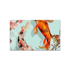 Koi Fish Sticker Rectangular (10 Pack) by Grandong