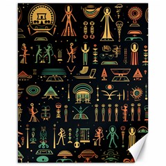 Hieroglyphs Space Canvas 16  X 20  by Ndabl3x